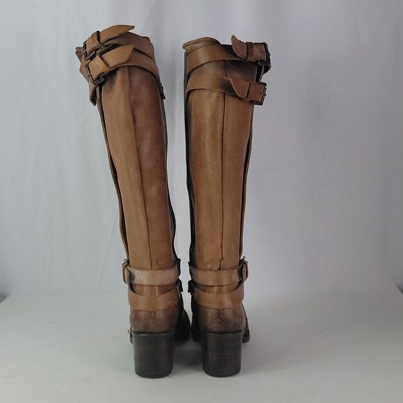 Freebird By Steven Clive Brown Leather Women's Boots - Picture 7 of 15